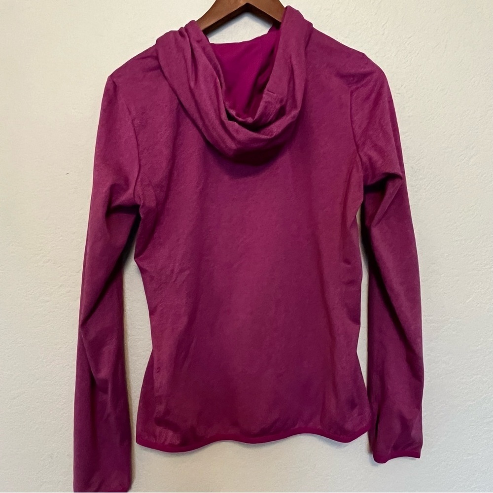 The North Face Fave Lite Full-Zip Magenta or Purple Hoodie Size Medium RN 61661 - Picture 7 of 12